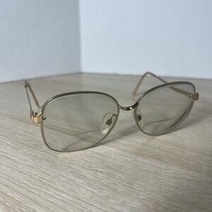Vintage Safilo Linea 206 Oversized Eyeglasses Silver Frames 54-14-135 Italy